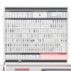 Janome Memory Craft 6700P showcasing 10 inches of professional all-metal seamless flatbed sewing workspace near Wake Forest, NC.