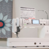 Janome MC6700P programmable direct select keypad and 3.6 inch digital LCD screen display serving Wilmington and Coastal NC.