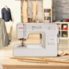 Janome HD-3000 heavy-duty mechanical sewing machine with a die-cast aluminum body on display at The Broken Needle in Bunn, NC.