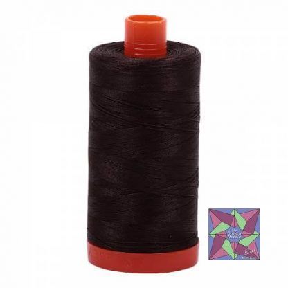 Aurifil Thread - Very Dark Bark - 1130