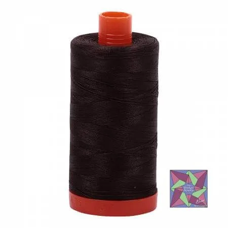 Aurifil Thread - Very Dark Bark - 1130
