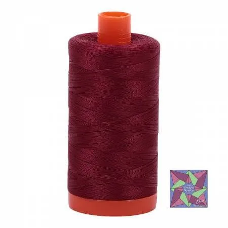 Aurifil Thread - Dark Carmine Red - 2460 Aurifil Thread - Dark Carmine Red - 2460
