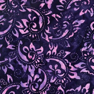 Paisley Vine - Dark Purple - 9154-62