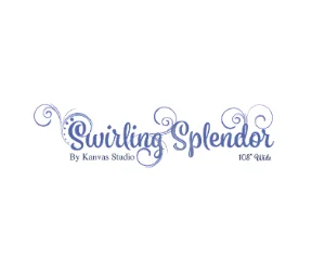 Swirling Splendor 108" Wide
