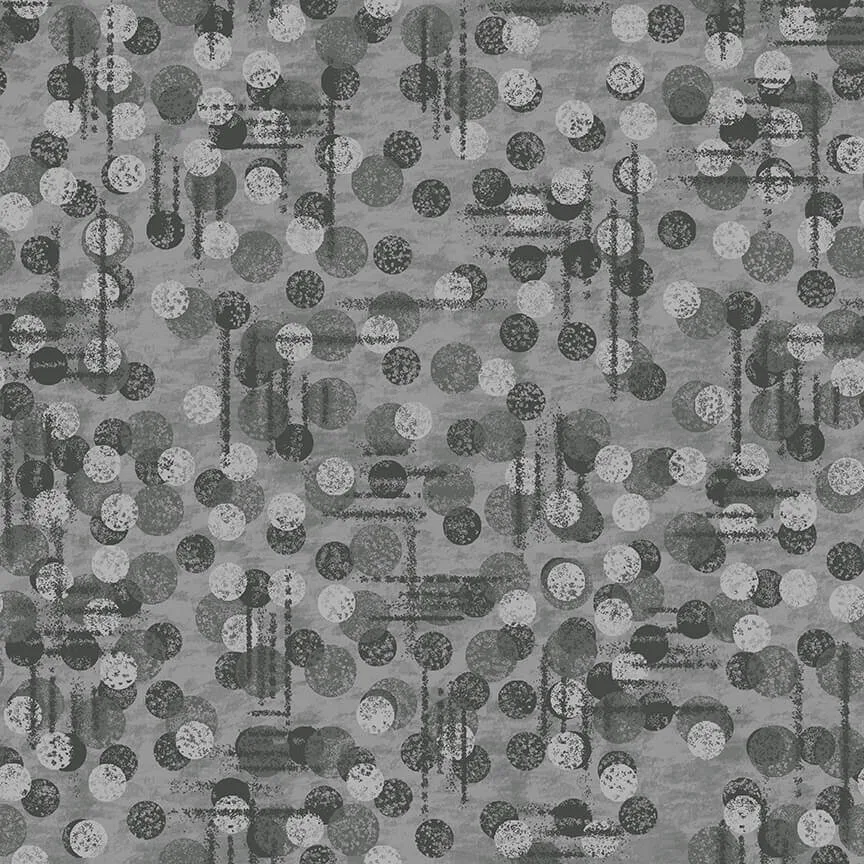 Jot Dot 108" Wide - by Blank Corp - Charcoal- 1230-92