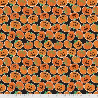 Boolicious by Maude Asbury for FreeSpirit - Pumpkin Bites - Black