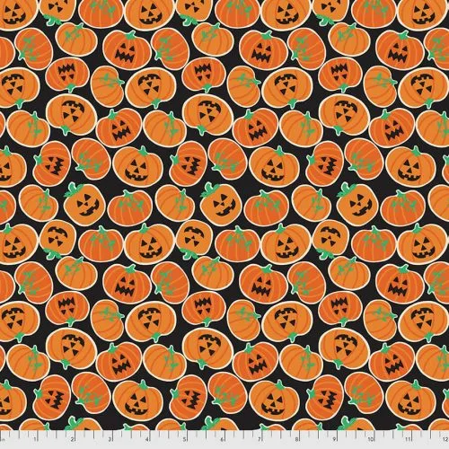 Boolicious by Maude Asbury for FreeSpirit - Pumpkin Bites - Black