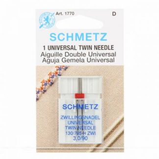 Schmetz Twin Machine Needle Size 3.0mm/90