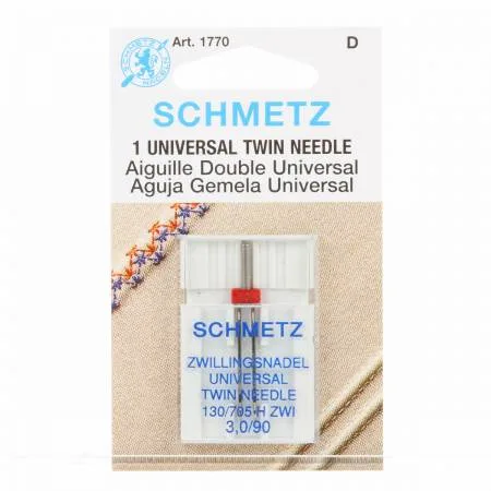 Schmetz Twin Machine Needle Size 3.0mm/90