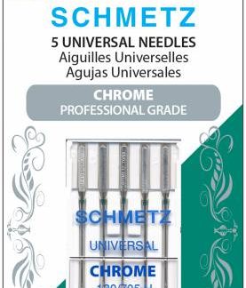 Chrome Universal Schmetz Needle 5 ct, Size 70/10 # 4008