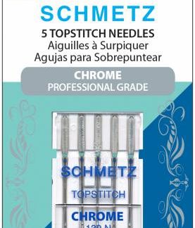 Chrome Topstitch Schmetz Needle 5 ct, Size 90/14