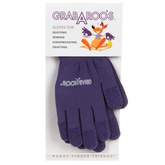 Grab A Roos Gloves For Quilting / Sewing Size Large # GRABAROO9