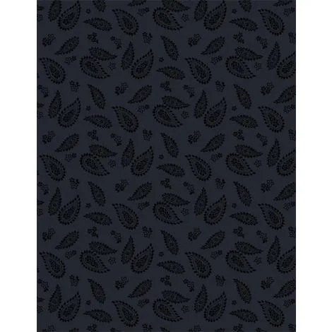Essentials After Midnight - Black on Black Paisley