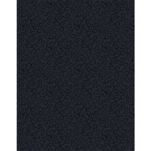 Essentials After Midnight - Black on Black Dotted Scrolls