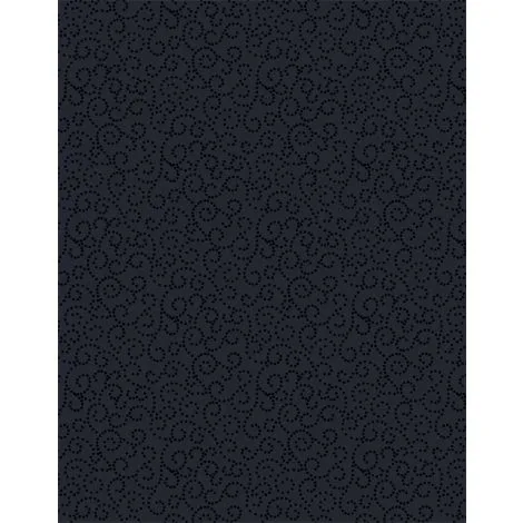 Essentials After Midnight - Black on Black Dotted Scrolls