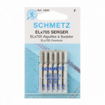 Schmetz Overlock / Serger Machine Needle ELX705 Size 80/90
