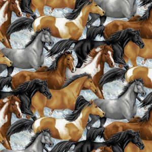 Multi Running Horses # 5677S-39 Studio E