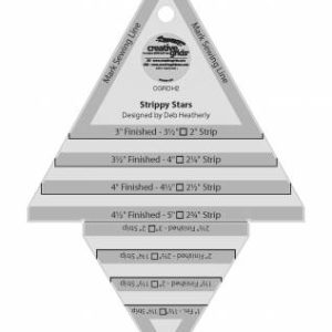 Creative Grids Strippy Stars Tool 5in x 7-1/2in Quilt Ruler