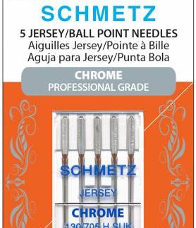 Chrome Jersey Schmetz Needle 5 ct, Size 80/12