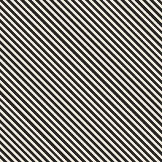 Peppermint Parlor - Diagonal Stripe Cream/Black -27641-299