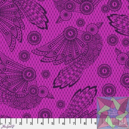 Nightshade (Déjà Vu) by Tula Pink -Raven Lace - Oleander