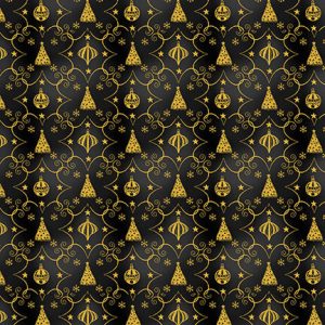 All Spruced up by Satin Moon Designs -2764-99 Ditsy Trees with Ornaments