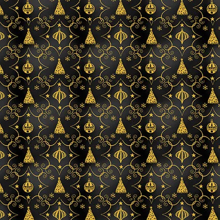 All Spruced up by Satin Moon Designs -2764-99 Ditsy Trees with Ornaments