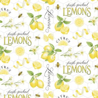 Fresh Picked Lemons by Jane Shasky Large Tossed Lemons & Words 589-30