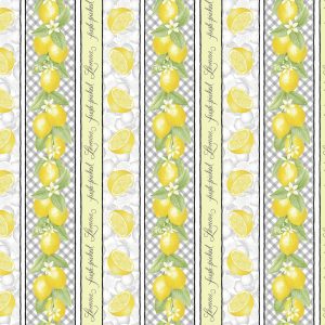 Fresh Picked Lemons by Jane Shasky Borderstripe - 598-36