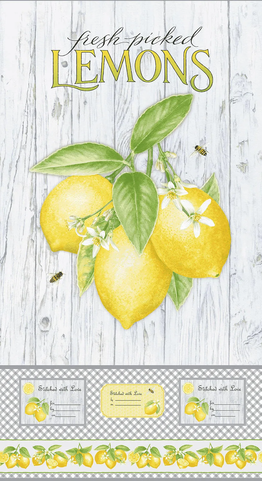 Fresh Picked Lemons by Jane Shasky Panel 24In x 44In Fresh Picked Lemons by Jane Shasky Panel 24In x 44In