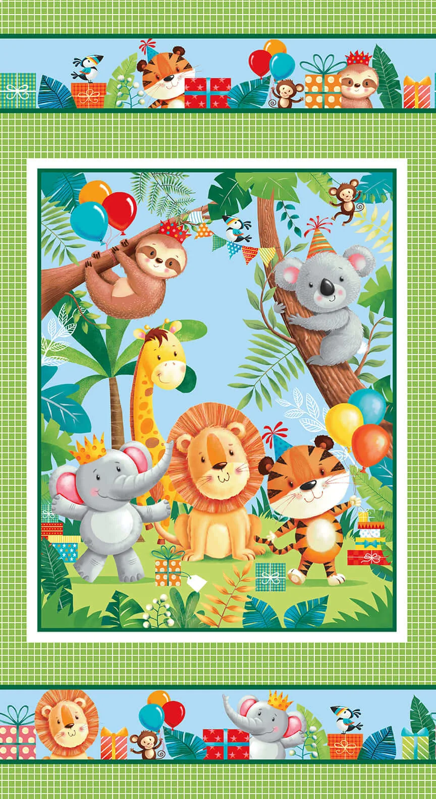 Party Animals by Rob Parkinson - 884P-64 Panel 24 Inch Party Animals by Rob Parkinson - 884P-64 Panel 24 Inch