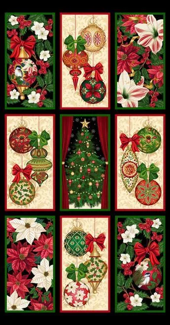All Spruced up by Satin Moon Designs -2772-99 Panel 24"