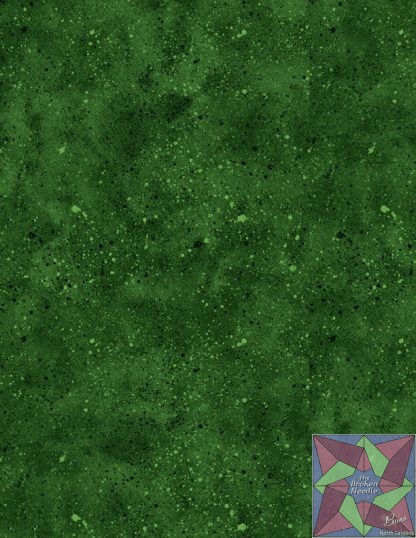 Splatter Texture 108" Green