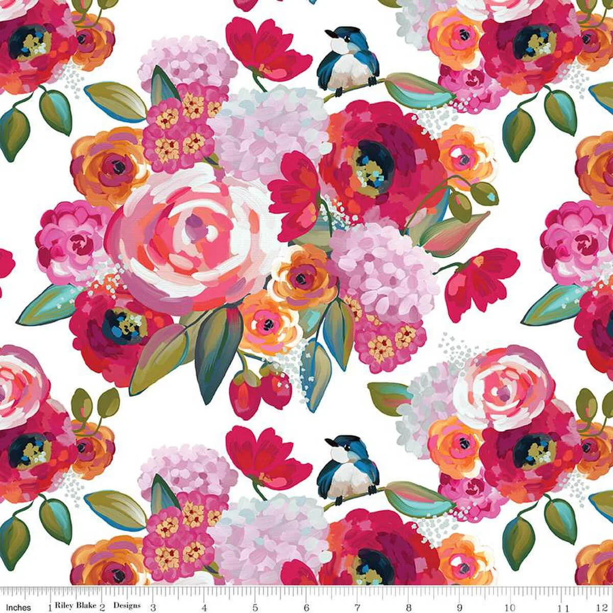 Poppies & Plums by Lila Tueller - Main -White