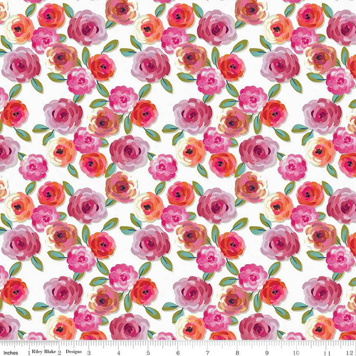 Poppies & Plumes by Lila Tueller - Floral -White
