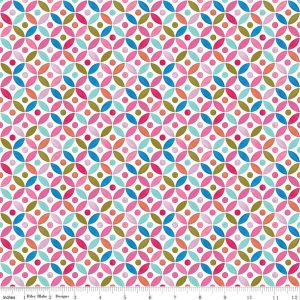 Poppies & Plumes by Lila Tueller - Circles-White