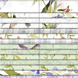 Hummingbird Floral by Susan Winget - 2 1/2" strips