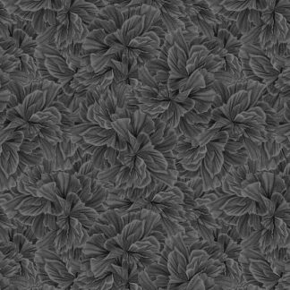 Midnight Garden by Danielle Leone -Petal Texture Black
