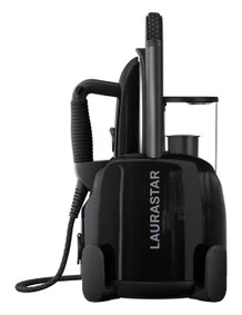 Laurastar Lift Plus Ultimate Black Steam Iron on display inside the showroom of The Broken Needle in Bunn, NC.