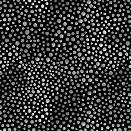 Rainbow Droplets 108" Charcoal