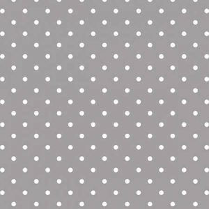 White Swiss Dot On Gray by Riley Blake