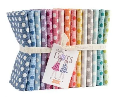 Tilda Medium Dots Fat Quarter Bundle 15pc Tilda Medium Dots Fat Quarter Bundle 15pc