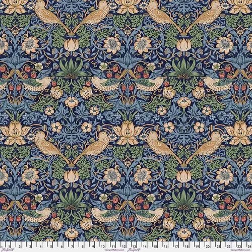 Strawberry Thief - Navy || The Original Morris & Co.
