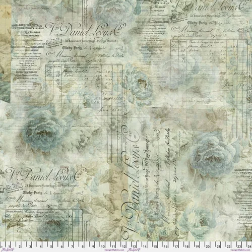 Receipt - Aqua || Eclectic Elements Quilt Backs 108" Wide
