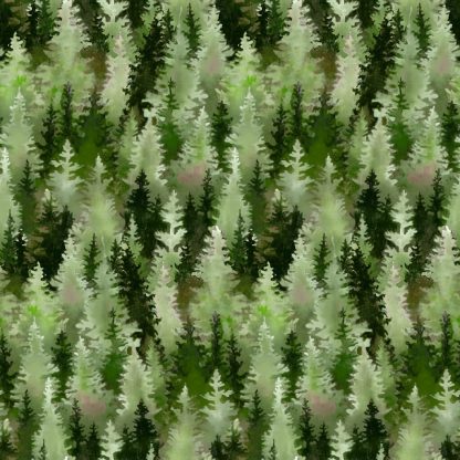 Woodland by Cedar West - Digital Trees Y4132-110 Mint