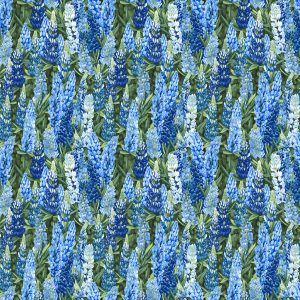 Woodland by Cedar West - Lupine Y4133-90 Blue
