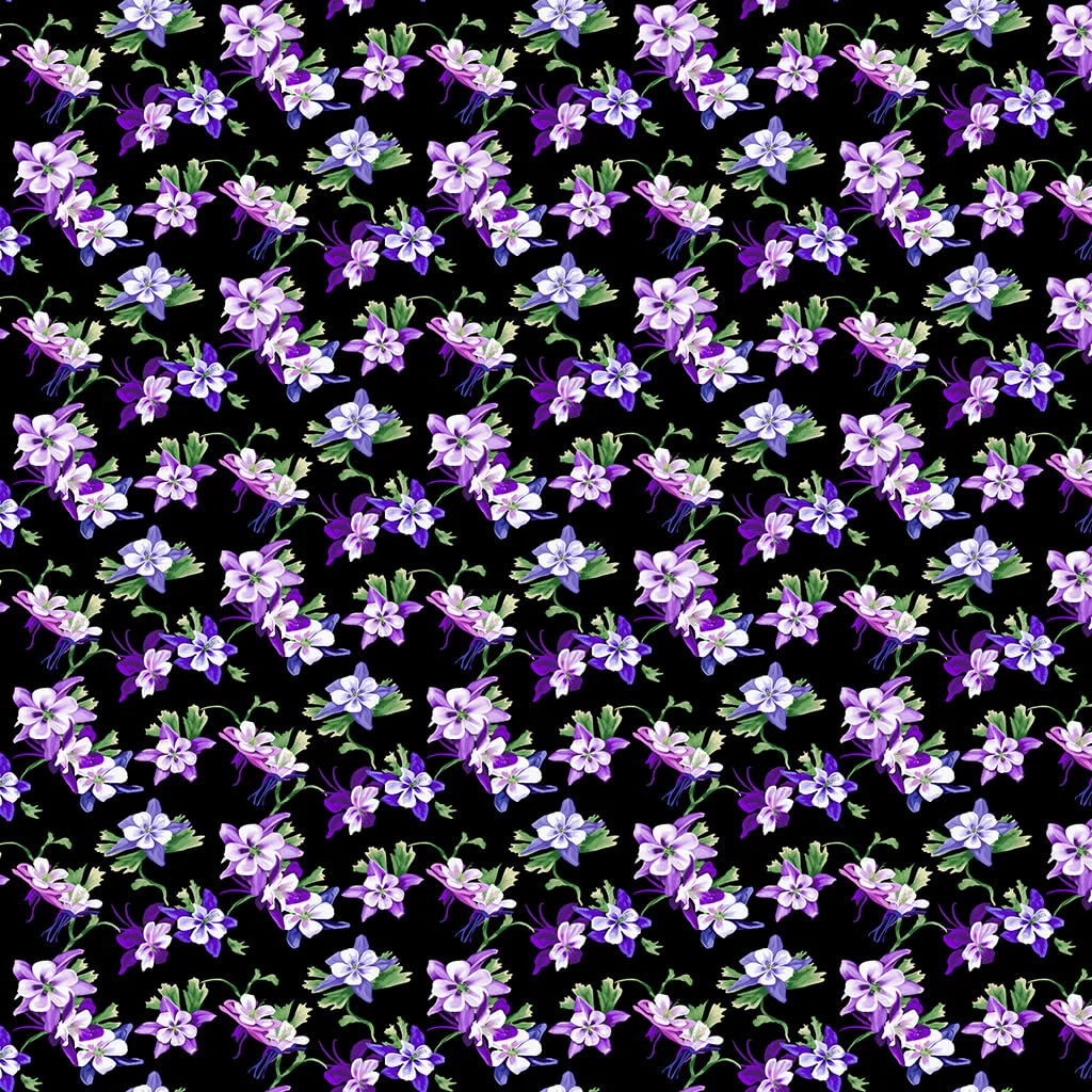Woodland by Cedar West - Columbine Y4137-27 Purple