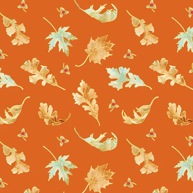 Pumpkin Kisses by Grace Violet Designs - Leaves & Berries