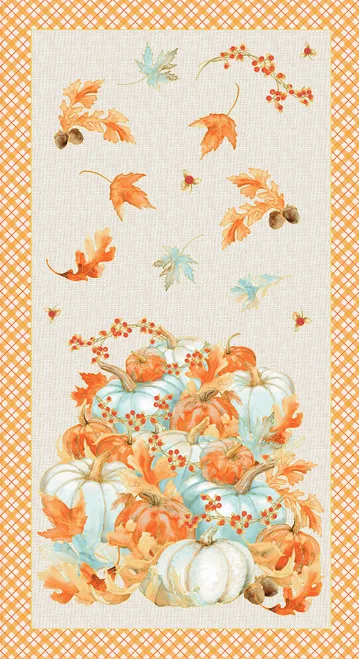 Pumpkin Kisses by Grace Violet Designs - 24 Inch Panel