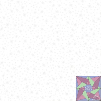 QT Fabrics - Quilting Illusions - White on White - Stars